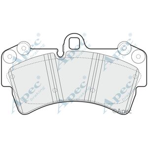 Brake Pads Set Front Pad1317 Apec 4l0698151a 95535193910 4l0698151c 7l0698151g Brake Pads Set Front Pad1317 Apec 4l0698151a 95535193910 4l0698151c 7l0698151g