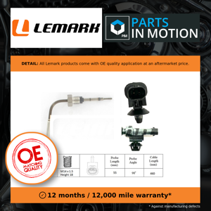 Lemark Lxt357 Exhaust Gas Temp Sensor - Exhaust Gas Temperature Sensor Lemark Lxt357 Exhaust Gas Temp Sensor - Exhaust Gas Temperature Sensor