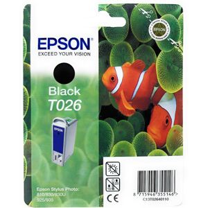 T026 Original Black Ink Cartridge Epson Stylus Photo 810/830/830u/925/935 T026 Original Black Ink Cartridge Epson Stylus Photo 810/830/830u/925/935