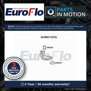 Euroflo Catalytic Converter Type Approved Fits Nissan Primastar X83 2.5d 06 To 12 G9u632 Euroflo Catalytic Converter Type Approved Fits Nissan Primastar X83 2.5d 06 To 12 G9u632