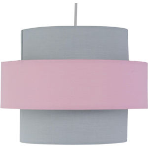 Does Not Apply Easy Fit Light Shade Pink And Grey Design 2 Tier Ceiling Lighting Pendant Does Not Apply Easy Fit Light Shade Pink And Grey Design 2 Tier Ceiling Lighting Pendant