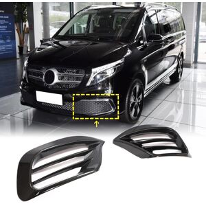 Carmotoring Dry Carbon Fiber Fog Lamp Air Vent Cover For Mercedes Benz V Class W447 V250 20+ Carmotoring Dry Carbon Fiber Fog Lamp Air Vent Cover For Mercedes Benz V Class W447 V250 20+
