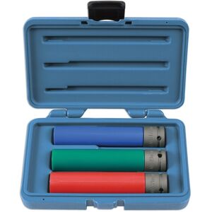 Laser Tools Alloy Wheel Nut Socket Set - Extra Long 6866 Laser Tools Alloy Wheel Nut Socket Set - Extra Long 6866