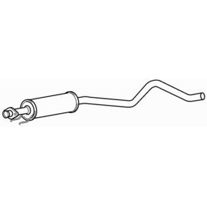 Premium Centre Exhaust Middle Silencer For Vauxhall Astra Td/tds Isuzu 1.7 (1996-1998) Premium Centre Exhaust Middle Silencer For Vauxhall Astra Td/tds Isuzu 1.7 (1996-1998)
