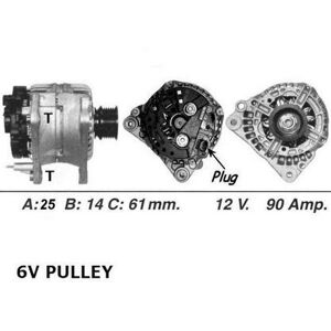 Wai Alternator For Volkswagen Bora T Agu / Arx / Aum / Bae 1.8 (07/2001-12/2005) Wai Alternator For Volkswagen Bora T Agu / Arx / Aum / Bae 1.8 (07/2001-12/2005)