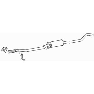 Premium Centre Exhaust Middle Silencer For Vauxhall Corsa Dual Fuel 1.2 (2003-2004) Premium Centre Exhaust Middle Silencer For Vauxhall Corsa Dual Fuel 1.2 (2003-2004)