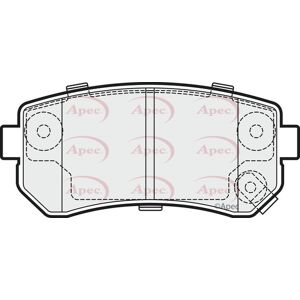Apec Brake Pads Rear R90 1ga0058302 582442s000 583021ha00 583021ha10 Pad1487 Apec Brake Pads Rear R90 1ga0058302 582442s000 583021ha00 583021ha10 Pad1487