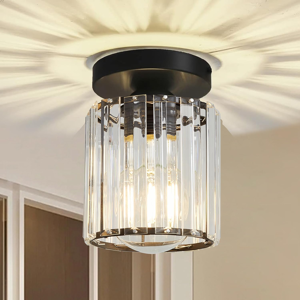 Does Not Apply Black Chandeliers Crystal Ceiling Light, Modern Small Semi Flush Ceiling Lightin Does Not Apply Black Chandeliers Crystal Ceiling Light, Modern Small Semi Flush Ceiling Lightin