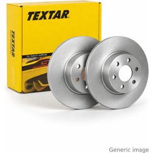 TEXTAR Land Rover Brake Disc - 14.1mm Thick, 298mm Diameter, Rear, Full Ventilated TEXTAR Land Rover Brake Disc - 14.1mm Thick, 298mm Diameter, Rear, Full Ventilated