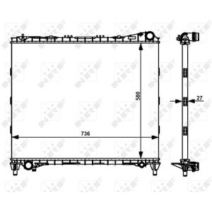Nrf Radiator For Land Rover Range Rover Sport D 3.0 April 2013 To April 2018 Nrf Radiator For Land Rover Range Rover Sport D 3.0 April 2013 To April 2018