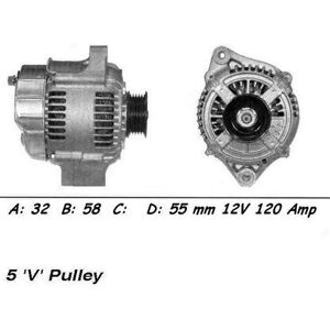 Genuine Wai Alternator 120 Amp For Jaguar Xj6 9jpgrb 3.2 Litre (07/1995-12/1997) Genuine Wai Alternator 120 Amp For Jaguar Xj6 9jpgrb 3.2 Litre (07/1995-12/1997)