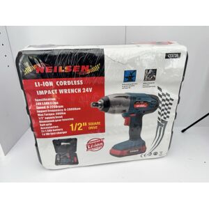 Neilsen 24v Li-Ion Cordless Impact Wrench 1/2” Drive Ct3730 New & Sealed Neilsen 24v Li-Ion Cordless Impact Wrench 1/2” Drive Ct3730 New & Sealed