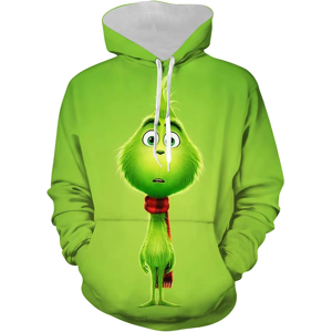 Does Not Apply Christmas Theme Cute Cartoon Character Hoodies For Men Autumn Winter Daily Casua Does Not Apply Christmas Theme Cute Cartoon Character Hoodies For Men Autumn Winter Daily Casua