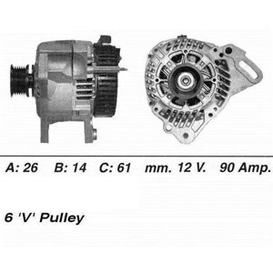 Wai Alternator For Seat Ibiza Akk / Anw / Aud 1.4 Litre (10/1999-05/2002) Wai Alternator For Seat Ibiza Akk / Anw / Aud 1.4 Litre (10/1999-05/2002)