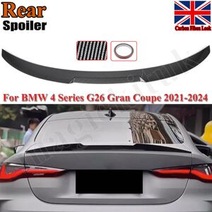 Magickit For Bmw 4 Series G26 430i I4 4-Door 2021-24 Carbon Look Rear Trunk Spoiler Wing Magickit For Bmw 4 Series G26 430i I4 4-Door 2021-24 Carbon Look Rear Trunk Spoiler Wing