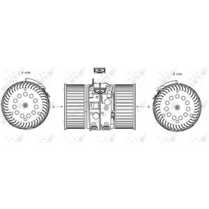 NRF 34161 Interior Blower - Interior blower for Renault Megane III Coupe NRF 34161 Interior Blower - Interior blower for Renault Megane III Coupe