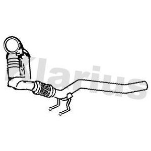 Klarius VW Seat 2.0 Gti Catalytic Converter - Emission Control - OE Quality Klarius VW Seat 2.0 Gti Catalytic Converter - Emission Control - OE Quality