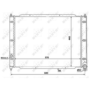 Nrf 53944 Engine Cooling Radiator Fits Vw Transporter Transporter / Caravelle Nrf 53944 Engine Cooling Radiator Fits Vw Transporter Transporter / Caravelle