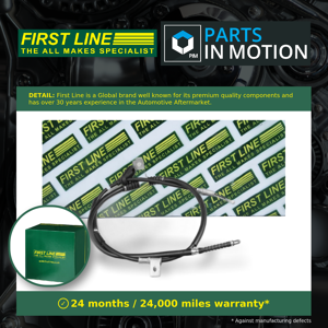 Handbrake Cable Rear Right Fkb2448 First Line Hand Brake Parking 96246681 New Handbrake Cable Rear Right Fkb2448 First Line Hand Brake Parking 96246681 New