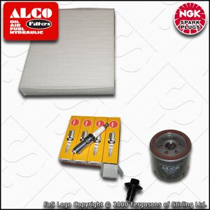 Alco/ngk Service Kit For Ford Fiesta Mk6 1.6 Oil Cabin Filters Plugs (2006-2008) Alco/ngk Service Kit For Ford Fiesta Mk6 1.6 Oil Cabin Filters Plugs (2006-2008)