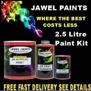 Jawel Car Paint Blue Cyan Ultra High Gloss 2k Acrylic 2.5 Litre Kit - Car Paint Kit Jawel Car Paint Blue Cyan Ultra High Gloss 2k Acrylic 2.5 Litre Kit - Car Paint Kit