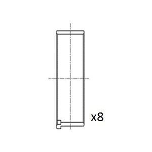 Fai Bb2081-025 Big End Bearings Fits Hyundai Kia Fai Bb2081-025 Big End Bearings Fits Hyundai Kia