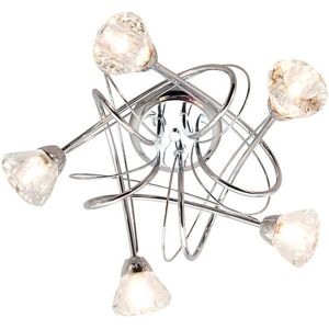 BHS Marianne Large Flush Chrome Ceiling Light - Ceiling Light BHS Marianne Large Flush Chrome Ceiling Light - Ceiling Light