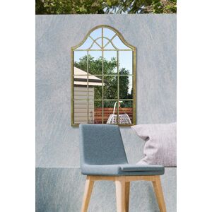 Metal Rustic Large Arched Shaped Garden Outdoor Mirror Kirkby Range 92cm X 63cm Metal Rustic Large Arched Shaped Garden Outdoor Mirror Kirkby Range 92cm X 63cm