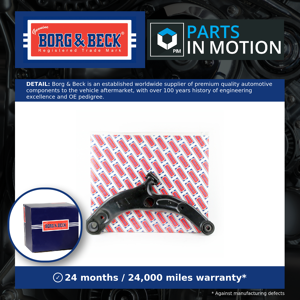 Borg & Beck Wishbone / Suspension Arm Fits Mazda 323 Mk6 2.0 Front Left 01 To 03 B&b Quality Borg & Beck Wishbone / Suspension Arm Fits Mazda 323 Mk6 2.0 Front Left 01 To 03 B&b Quality