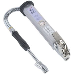Sealey Tyre Inflator Long Type With Twin Push-On Connector Sa39 Sealey Tyre Inflator Long Type With Twin Push-On Connector Sa39
