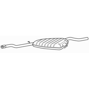 Premium Centre Exhaust Middle Silencer For Fiat Tipo Ie 159a6.046 2.0 (1993-1995) Premium Centre Exhaust Middle Silencer For Fiat Tipo Ie 159a6.046 2.0 (1993-1995)