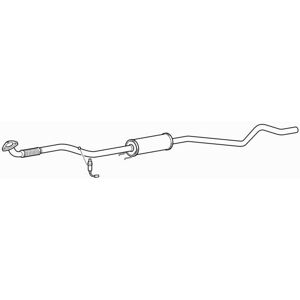 Premium Centre Silencer For Vauxhall Combo Twinport Tour Essentia 1.4 (2007-2012) Premium Centre Silencer For Vauxhall Combo Twinport Tour Essentia 1.4 (2007-2012)