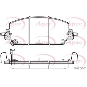 Braking System Disc Brake Brake Pad Set Apec Pad2383 Front Fits Honda Cr-V Braking System Disc Brake Brake Pad Set Apec Pad2383 Front Fits Honda Cr-V
