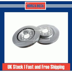 2x Brake Discs Vented Rear 330mm Bbd5547 Borg & Beck 4g432810266 4g432c026ae 2x Brake Discs Vented Rear 330mm Bbd5547 Borg & Beck 4g432810266 4g432c026ae
