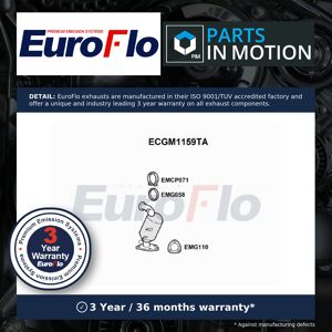 Euroflo Catalytic Converter Type Approved Fits Vauxhall Vectra C 1.9d 04 To 09 Z19dth Euroflo Catalytic Converter Type Approved Fits Vauxhall Vectra C 1.9d 04 To 09 Z19dth
