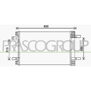 Prasco Fits Peugeot 308 Condenser 2014 2015 2016 2017 Prasco Fits Peugeot 308 Condenser 2014 2015 2016 2017