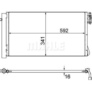 Mahle Ac 414 001s Condenser Air Conditioning Mahle Ac 414 001s Condenser Air Conditioning