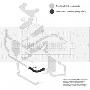 Borg & Beck Charger Air Hose - Bth1721 Borg & Beck Charger Air Hose - Bth1721