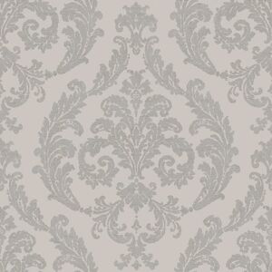 G67609-Palazzo2 Damask Silver Grey Galerie Wallpaper G67609-Palazzo2 Damask Silver Grey Galerie Wallpaper
