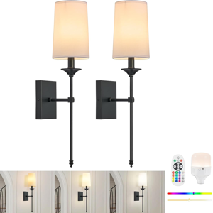 Does Not Apply Battery Operated Wall Light Set Of 2, Wireless Wall Light With Remote Control,Bl Does Not Apply Battery Operated Wall Light Set Of 2, Wireless Wall Light With Remote Control,Bl