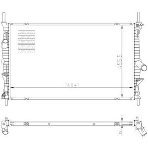 Nrf 59293 Engine Cooling Radiator For Ford Tourneo Custom Transit Transit Custom Nrf 59293 Engine Cooling Radiator For Ford Tourneo Custom Transit Transit Custom