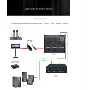 Eurowagens 1 Piece Audio Cable Isolator Xlr Eliminates Noise Easy Install T9d5 Eurowagens 1 Piece Audio Cable Isolator Xlr Eliminates Noise Easy Install T9d5