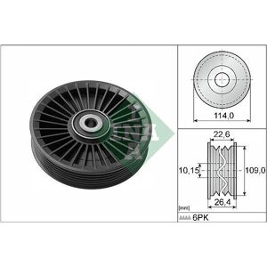 Ina 532010810 V-Ribbed Belt Deflection/guide Pulley Service Fits Opel Vauxhall Ina 532010810 V-Ribbed Belt Deflection/guide Pulley Service Fits Opel Vauxhall