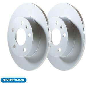 Oem Quality Aftermarket Pair Of Solid Rear Brake Discs For Honda Cr-V 2001-2007 Oem Quality Aftermarket Pair Of Solid Rear Brake Discs For Honda Cr-V 2001-2007