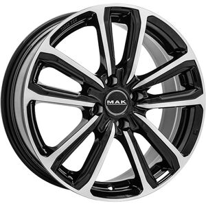 Alloy Wheel Mak Magma For Peugeot Ranch N1 6x15 4x108 Black Mirror V67 Alloy Wheel Mak Magma For Peugeot Ranch N1 6x15 4x108 Black Mirror V67