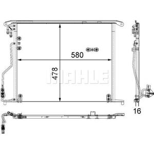 Mahle Ac 334 000s Condenser Air Conditioning Mahle Ac 334 000s Condenser Air Conditioning