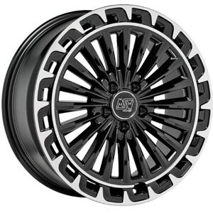MSW 32 Alloy Wheel - 7.5x19 - 5x112 - Gloss Black+diamond - Car Wheel MSW 32 Alloy Wheel - 7.5x19 - 5x112 - Gloss Black+diamond - Car Wheel