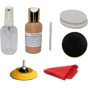Technics Windscreen Polishing Kit 77mm Pads Car Van Window Restoration Glass Polish Technics Windscreen Polishing Kit 77mm Pads Car Van Window Restoration Glass Polish