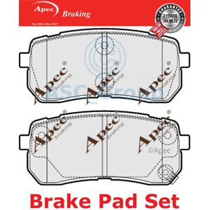 Apec Braking Apec Rear Brake Pads Set Oe Quality Replacement Pad1581 Apec Braking Apec Rear Brake Pads Set Oe Quality Replacement Pad1581