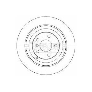 X2 Borg & Beck Rear Axle Brake Disc Pair Fits Mercedes-Benz Bbd4541 X2 Borg & Beck Rear Axle Brake Disc Pair Fits Mercedes-Benz Bbd4541